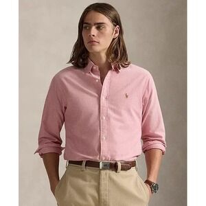 Ralph Lauren Classic Fit Pink Oxford Button Down Shirt Men's Size 15 1/2, 34/35